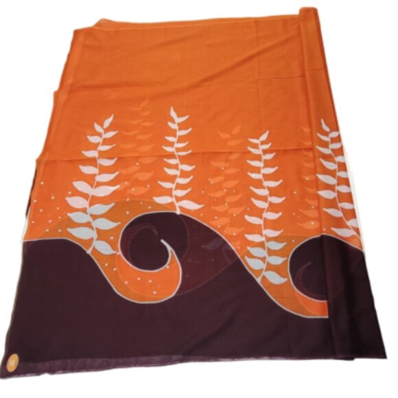 Womens Sarong Cotton Wrap Handpainted Batik Wrapskirt Beach Pareo Beachwear-NEW - Picture 2 of 7